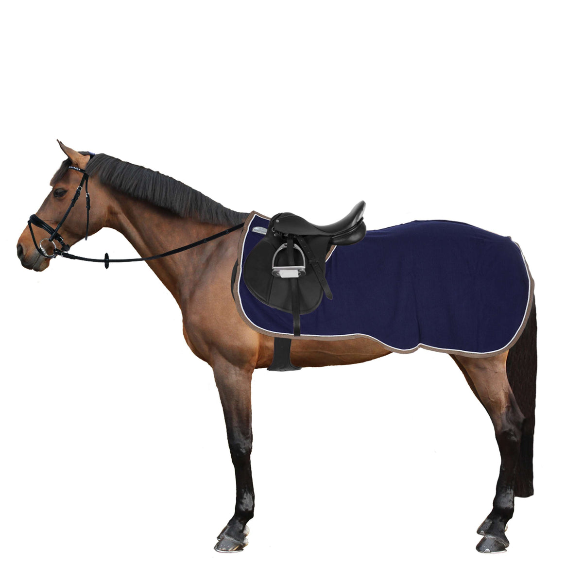 EQUITHÈME Ausreitdecke Polyfun Navy