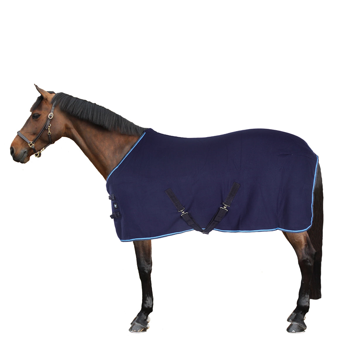 Riding World Fleecedecke Polar Fleece mit Kreuzgurte