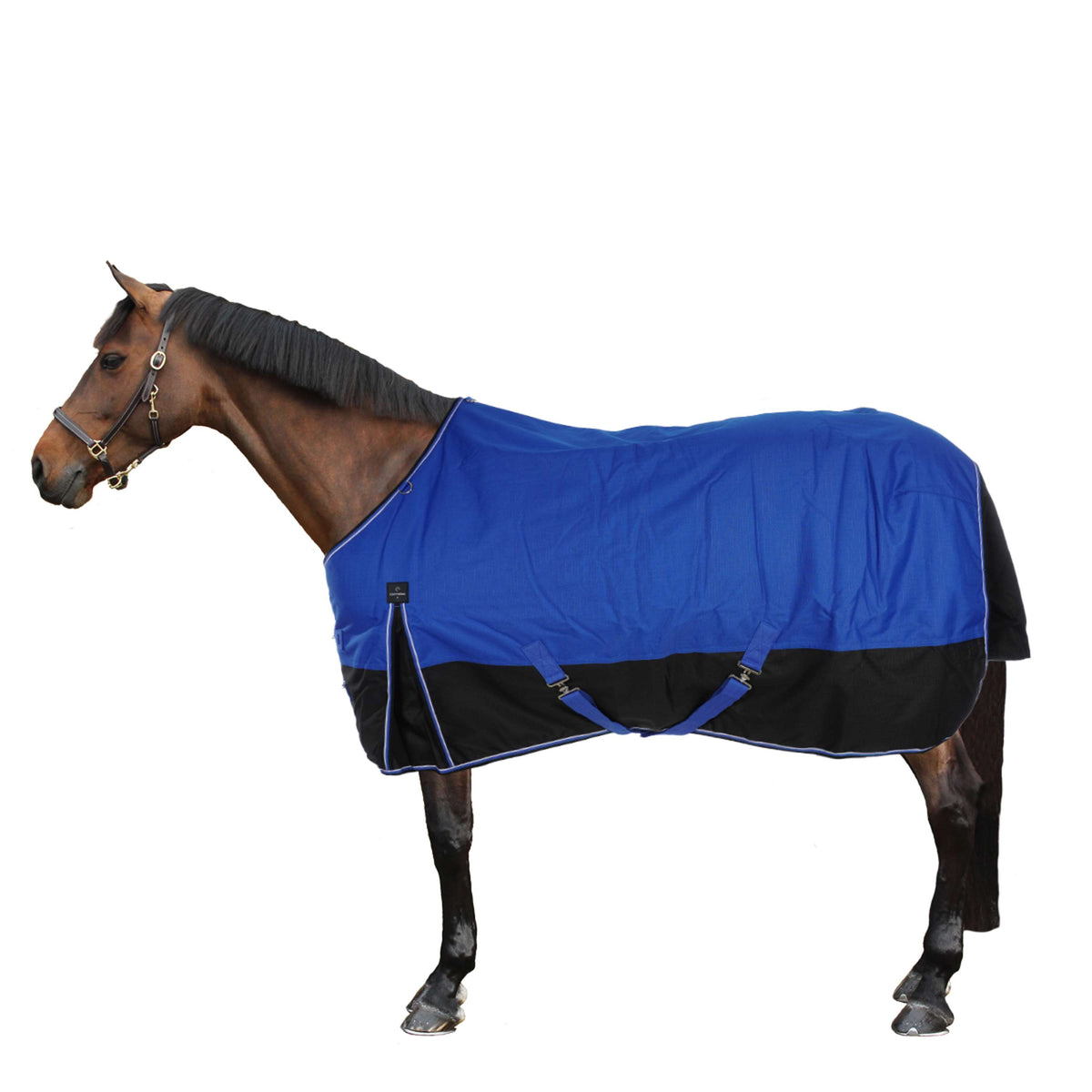 EQUITHÈME Outdoordecke Tyrex Aisance 1200D 300g Blau/Schwarz