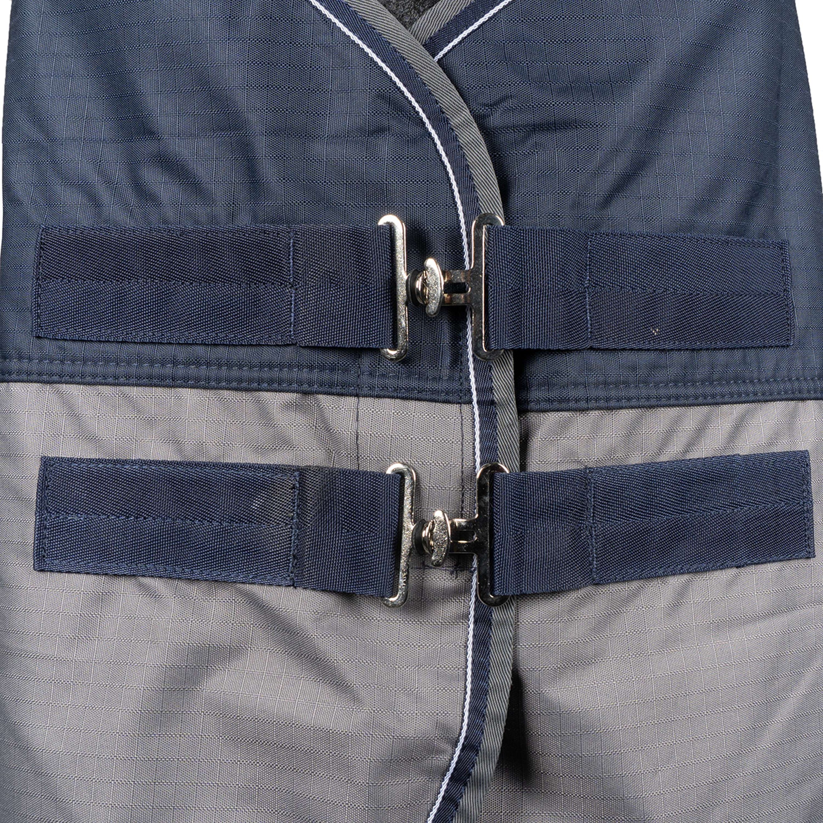 EQUITHÈME Outdoordecke Tyrex 600 D Polar Fleece 0g Blau/Grau