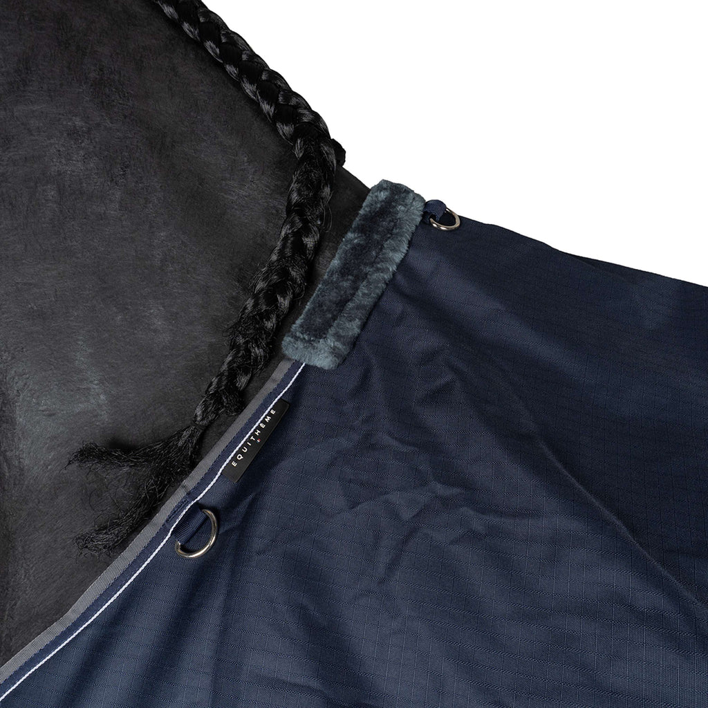 EQUITHÈME Outdoordecke Tyrex 600 D Polar Fleece 0g Blau/Grau