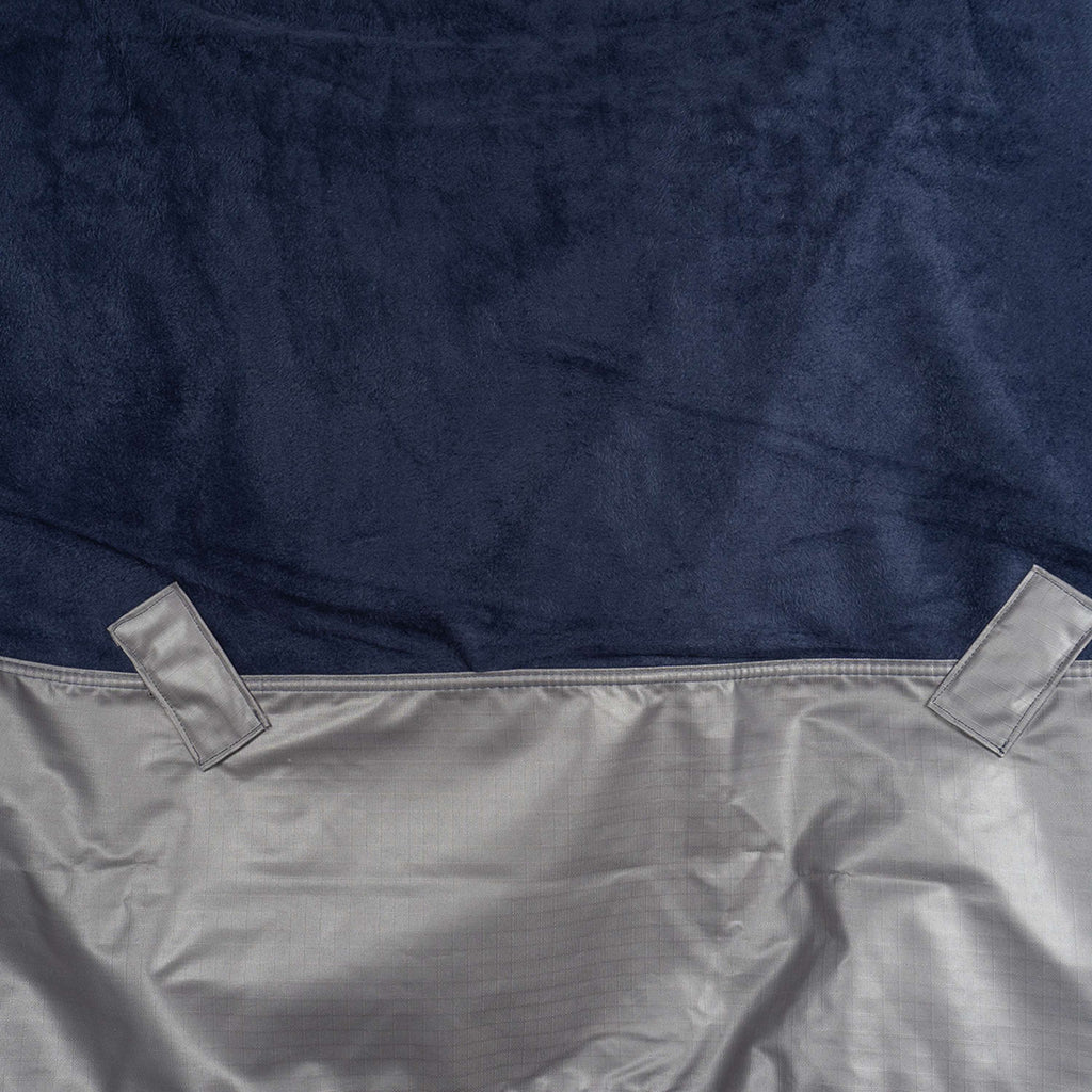 EQUITHÈME Outdoordecke Tyrex 600 D Polar Fleece 0g Blau/Grau