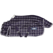 Weatherbeeta Decke Saxon 1200D PP Stable Standard Neck Medium Navy Plaid