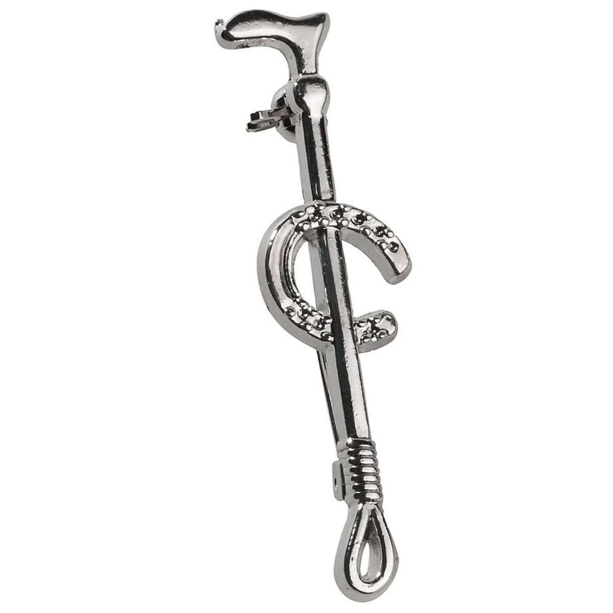 EQUITHÈME Plastronnadel Hufeisen Silber