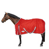 Weatherbeeta Winterdecke Comfitec Classic Standard Neck Medium/Lite 600D 100g Rot/Silber/Navy