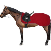 EQUITHÈME Ausreitdecke Teddy Fleece Bordeaux