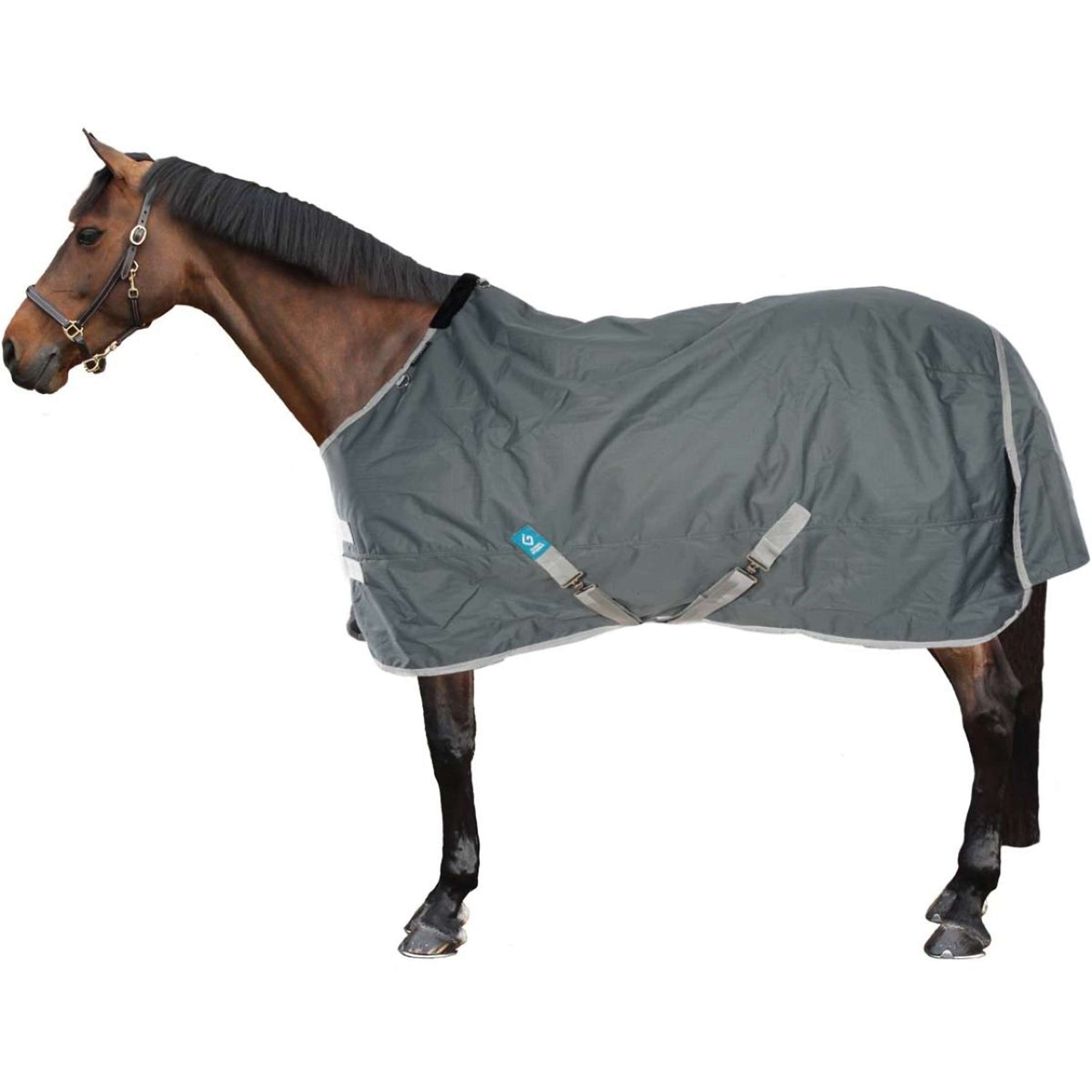 EQUITHÈME Regendecke Tyrex 600D Recycelt 0g Grün EQUITHÈME Regendecke Tyrex 600D Recycelt 0g Grün