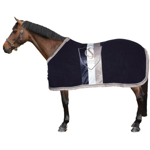 Eskadron Fleecedecke Classic Sports Stripe Navy