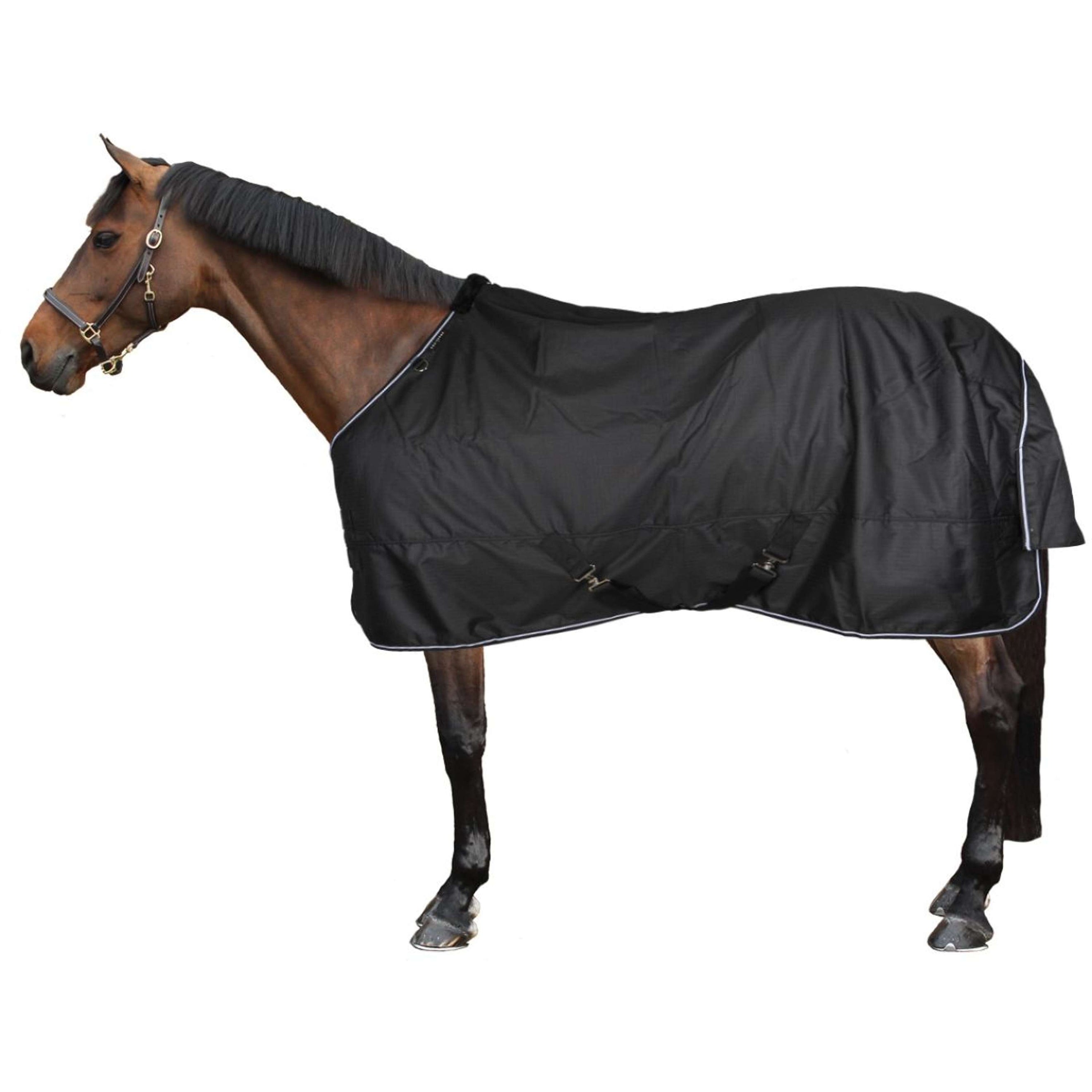 EQUITHÈME Outdoordecke Tyrex 600D Standard 150g Schwarz