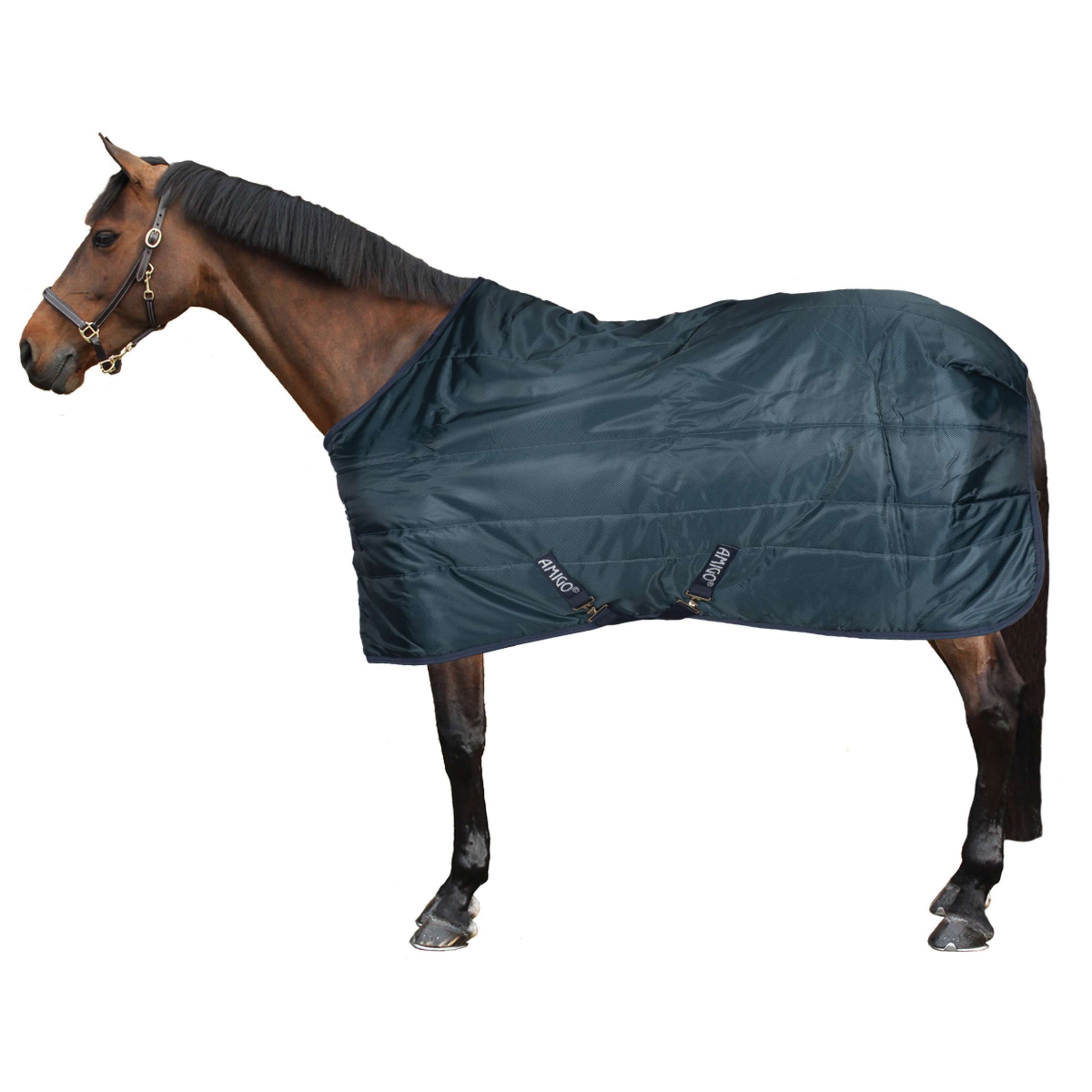 Amigo Ripstop Insulator Stable 350g Dynasty Green/Navy/Silver