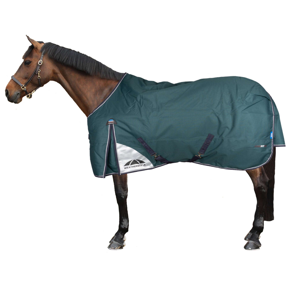 WeatherBeeta ComFiTec Plus Dynamic Turnout Detach-A-Neck 220g Forest Green/Navy
