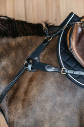 Dyon Brustgeschirr 5 points Elastik Schwarz