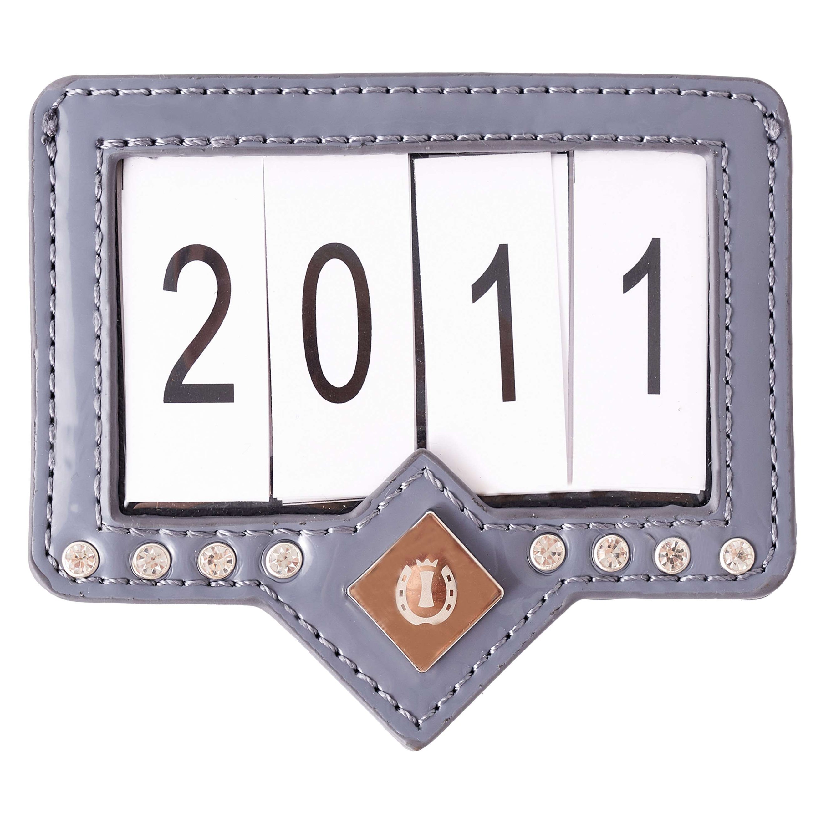 Imperial Riding Kopfnummern IRHShow and Glow Dunkelgrau Imperial Riding Kopfnummern IRHShow and Glow Dunkelgrau