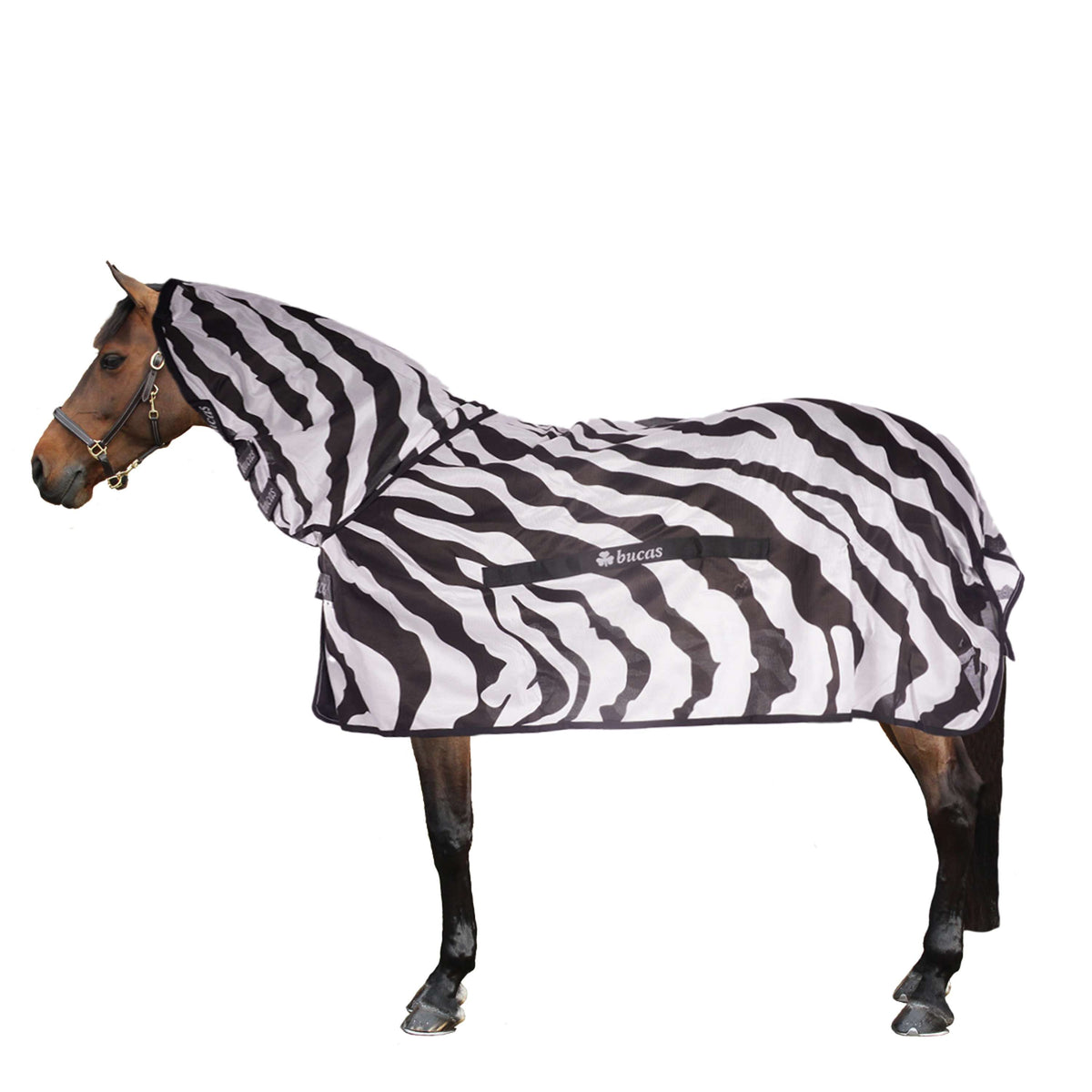 Bucas Buzz-Off Warmblut Neck Zebra