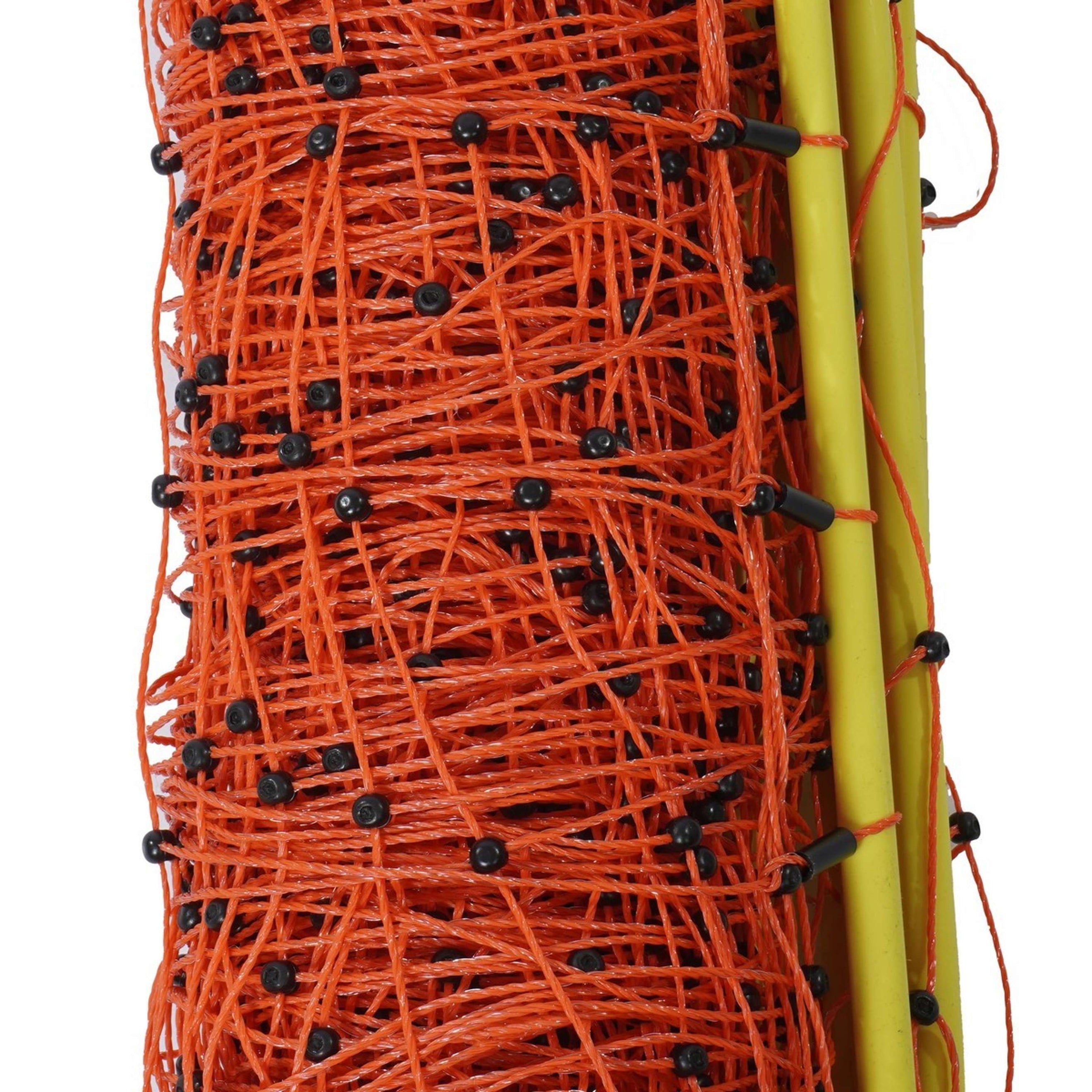 Agradi Power Schafnetz Orange, Gelbe Pfähle 90cm 50m Agradi Power Schafnetz Orange, Gelbe Pfähle 90cm 50m