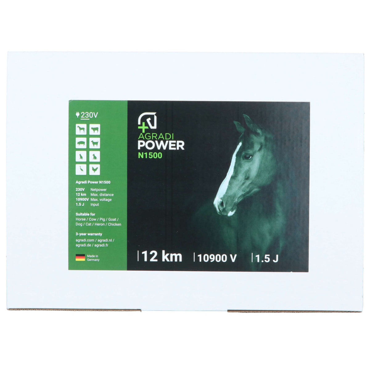 Agradi Power Weidezaungeräte Agradi Power N1500 1,5 Joule Dunkelgrün