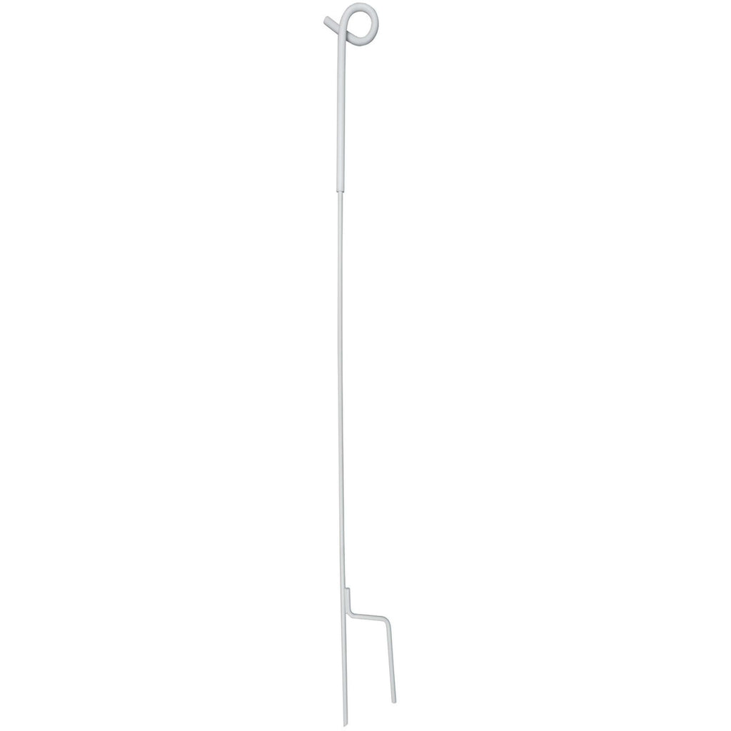 Agradi Power Metallpfahl 105cm Weiß