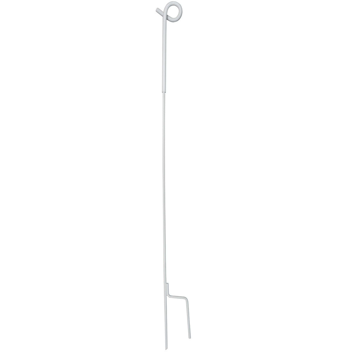 Agradi Power Metallpfahl 105cm Weiß
