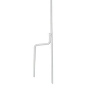 Agradi Power Metallpfahl 105cm Weiß