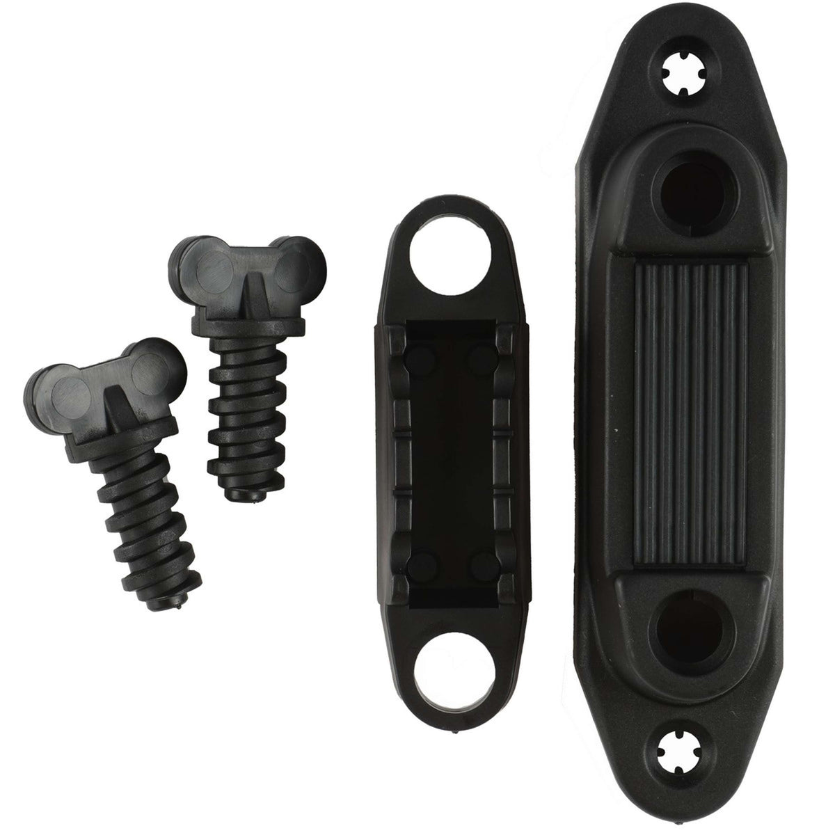 Agradi Power Klemme Profi Eckisolator Schwarz 10 Stück