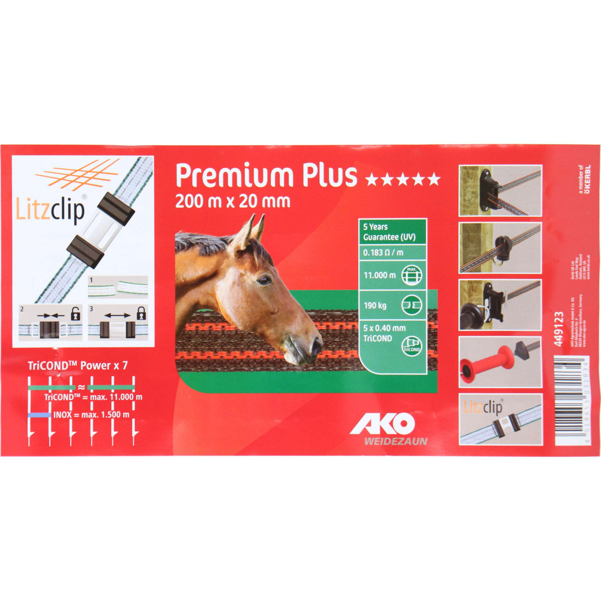 Ako Band Premium Plus Braun/Orange