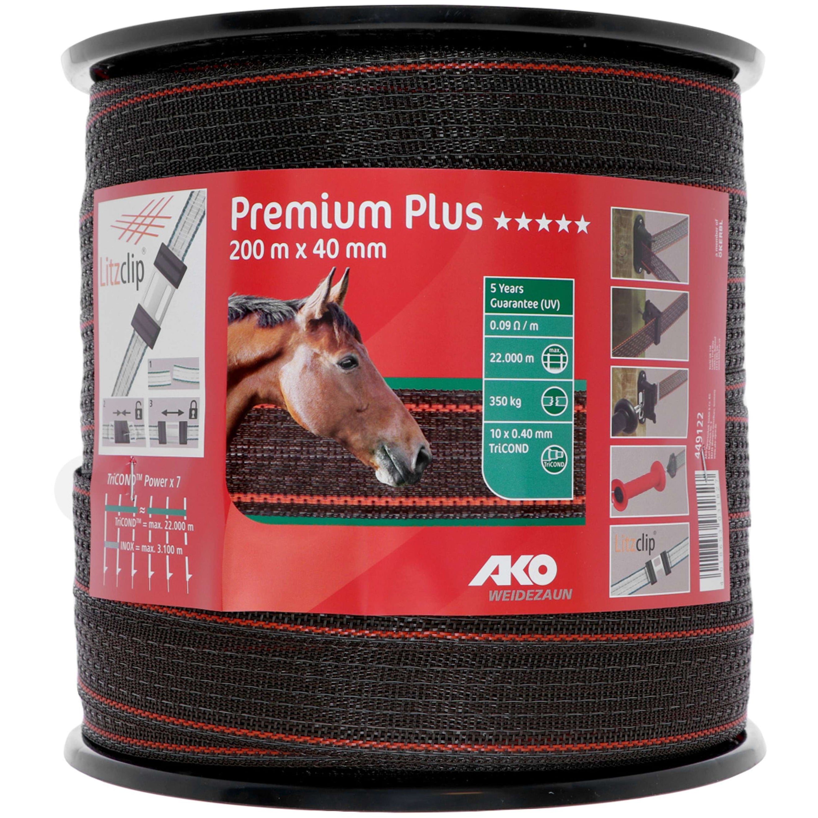 Ako Band Premium Plus Braun/Orange Ako Band Premium Plus Braun/Orange