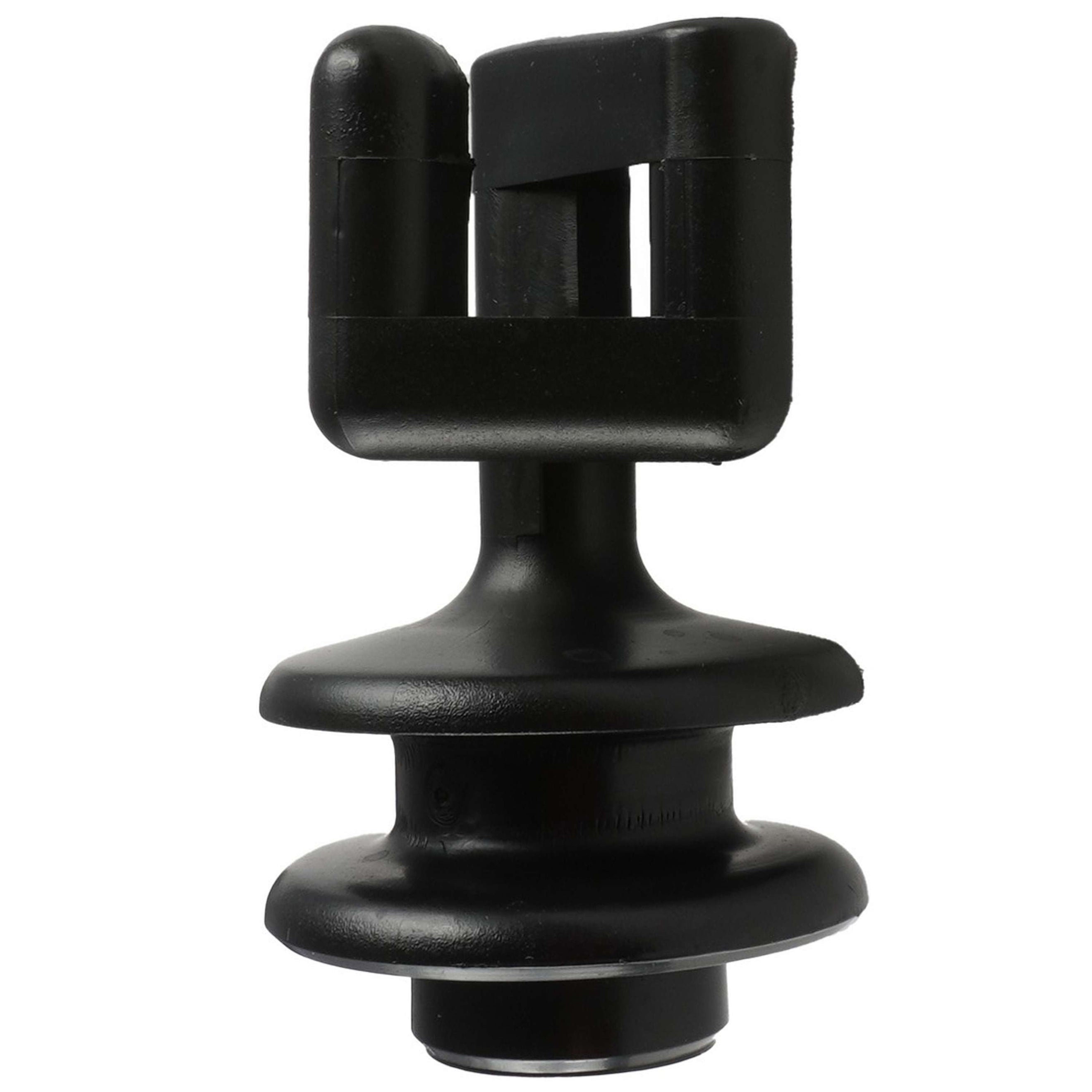 Ako Topisolator Seil/Draht Stahlpfahl Oval Schwarz Ako Topisolator Seil/Draht Stahlpfahl Oval Schwarz