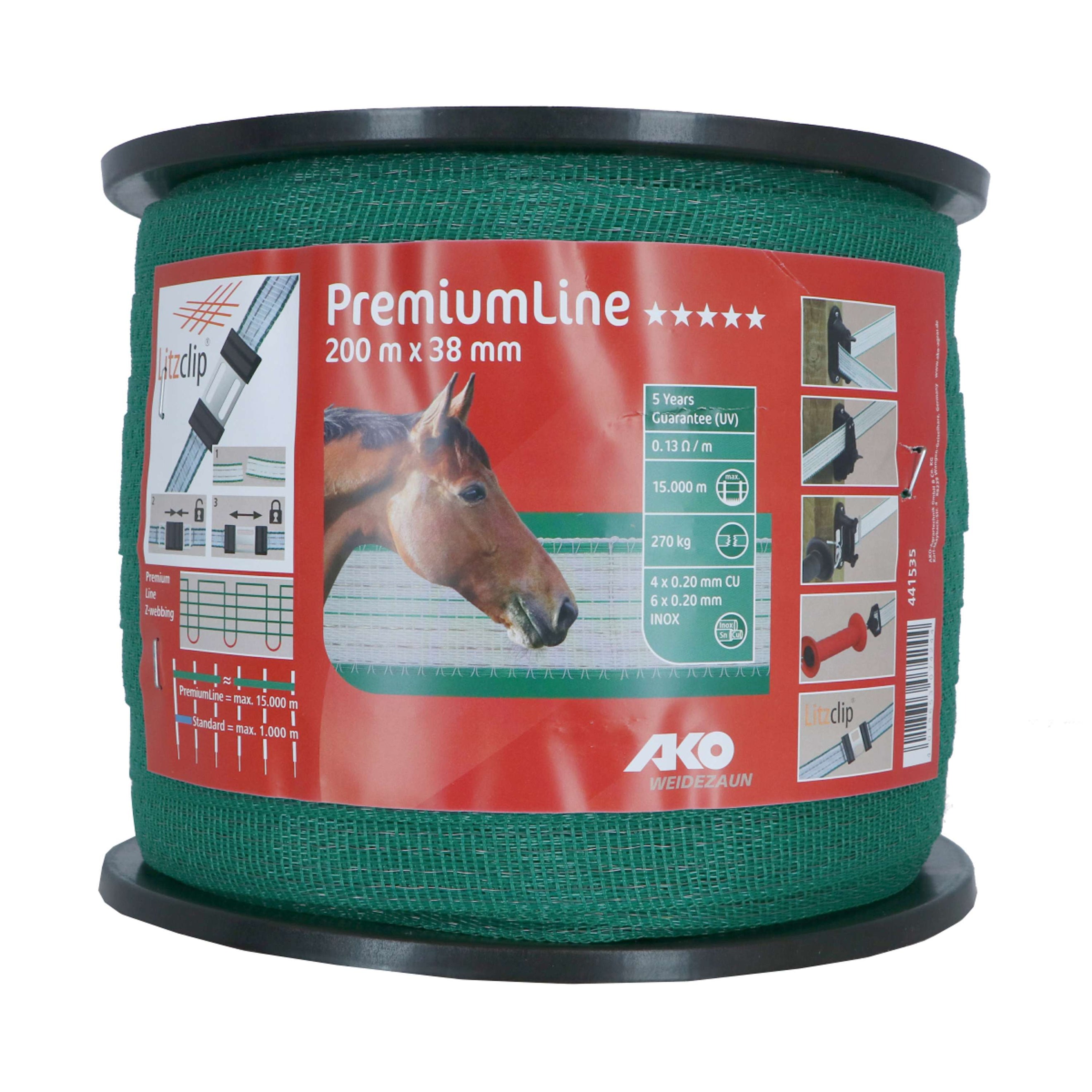 Ako Weidezaunband TopLine Plus Grün Ako Weidezaunband TopLine Plus Grün