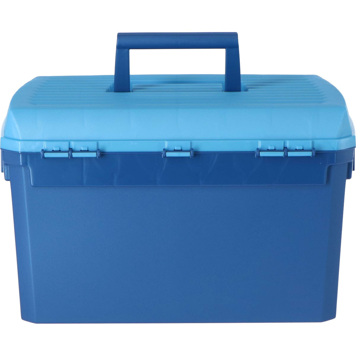 Kerbl Putzbox zum Draufstellen Marine/Hellblau