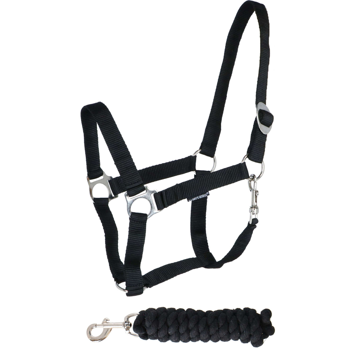 Harry's Horse Halfterset Initial Schwarz