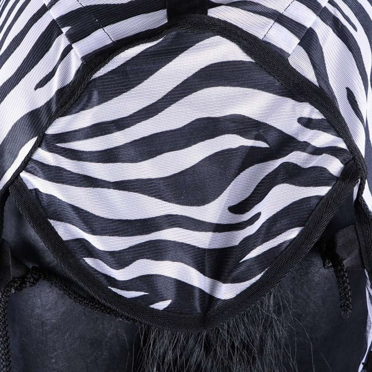 HORKA Anti Fliegen Reitdecke Fester Hals Zebra