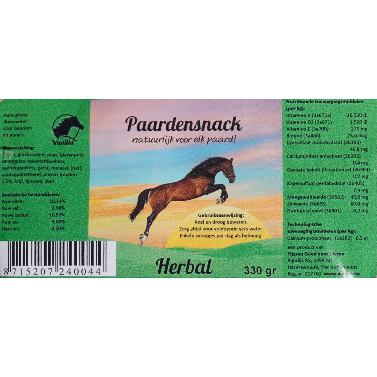 Vanilia Herbal Pferdeleckerli