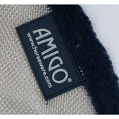 Amigo Fliegenmaske Silber/Navy