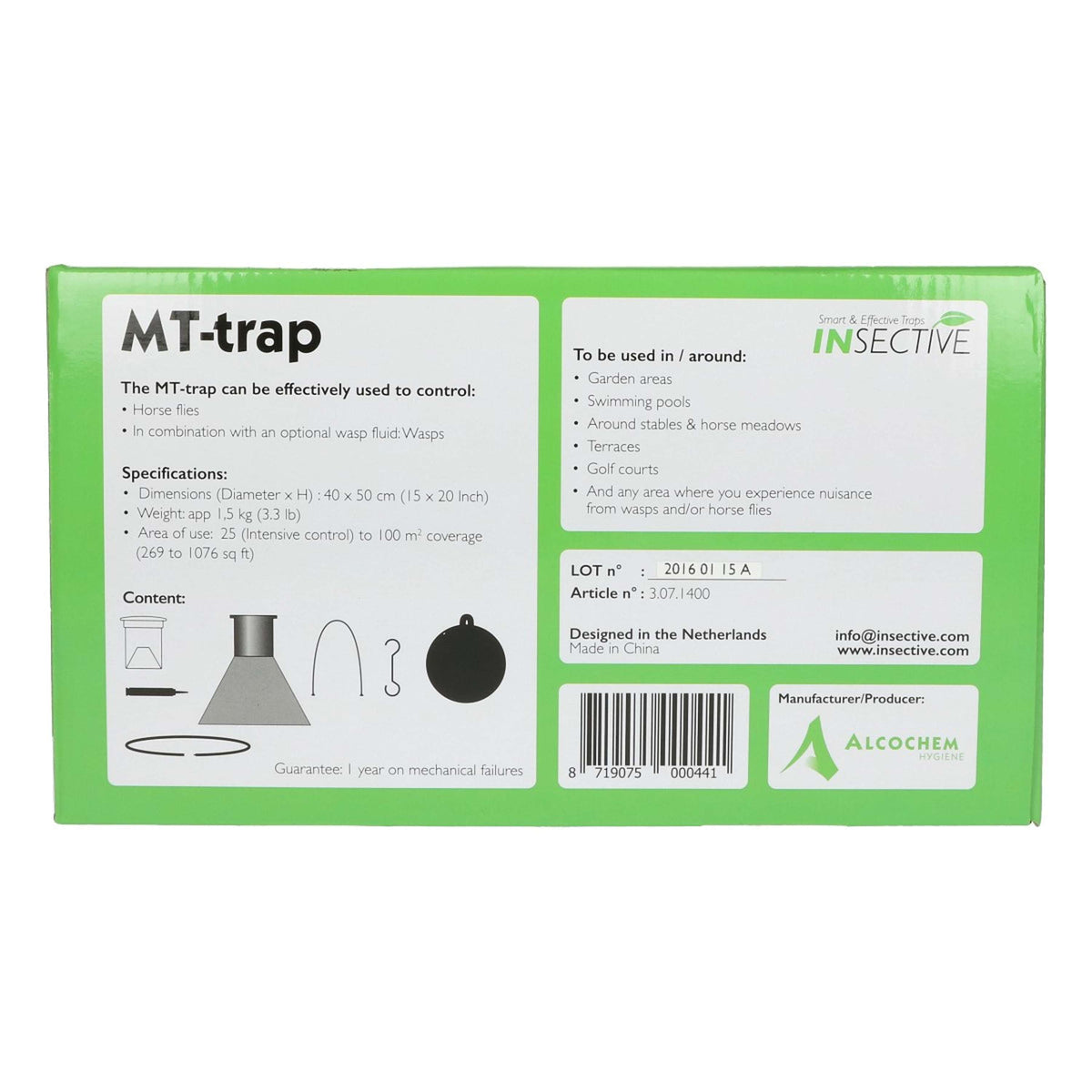 H-Trap Mini Bremsen und Wespenfalle MT-Trap