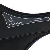 Acavallo Sattelgurt Comfort Gel mit Bauchlatz Schwarz