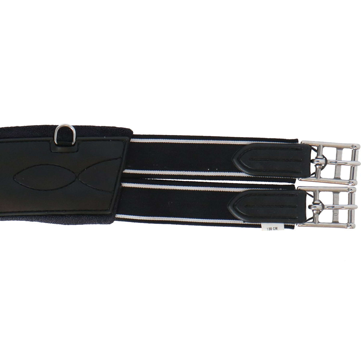 Acavallo Sattelgurt Comfort Gel mit Bauchlatz Schwarz