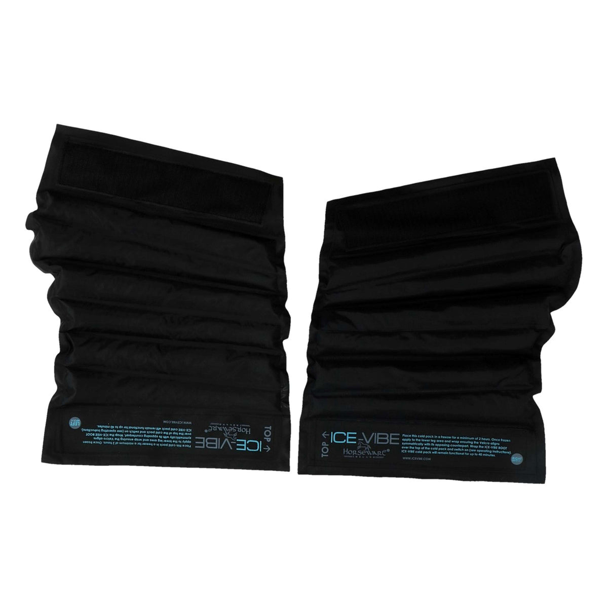 Ice-Vibe Cold Packs 2 Stück Schwarz