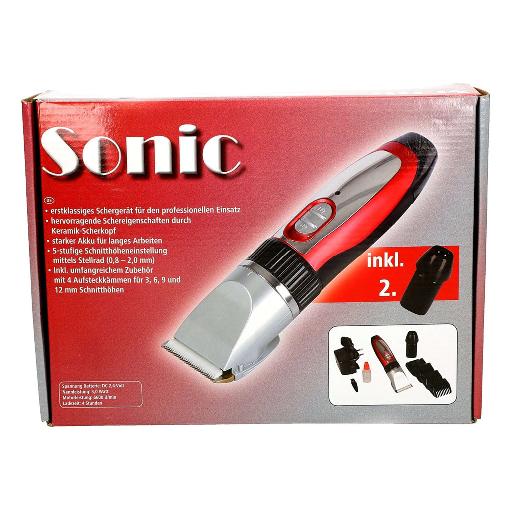 Kerbl Aku Schermaschine Sonic mit Zubehör