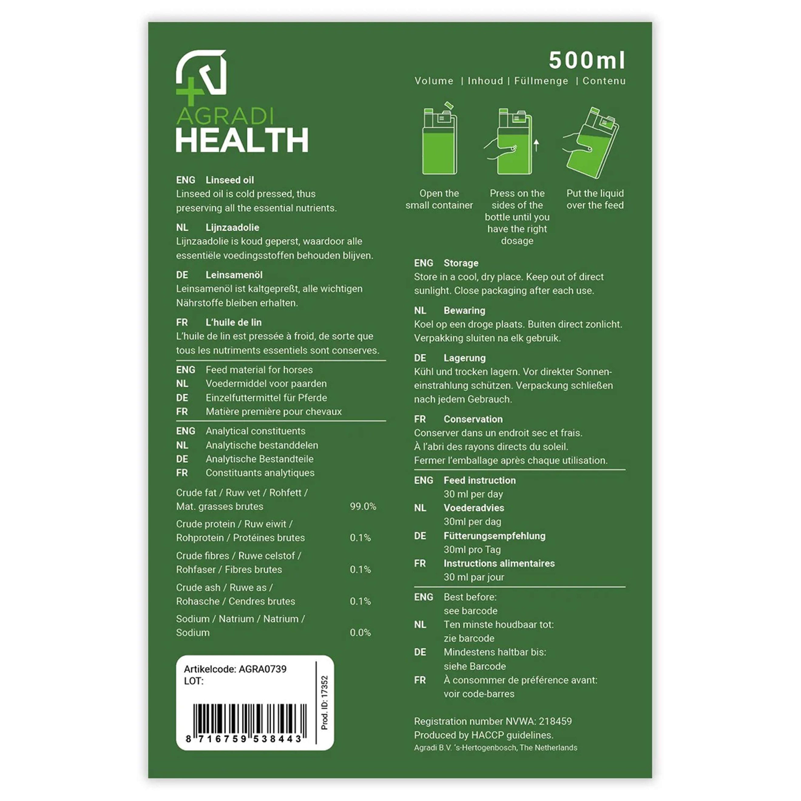 Agradi Health Leinöl Plus