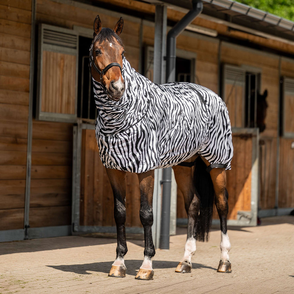 HKM EkzemerDecke Zebra Weiß/Schwarz