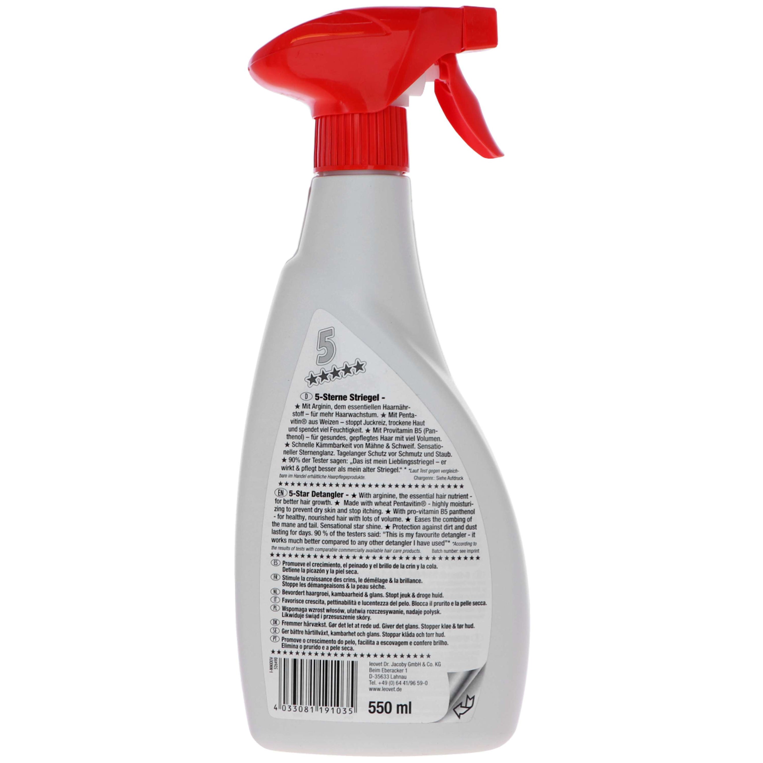 Leovet 5-Star Striegel Nachfüllpack 2,5L Leovet 5-Star Striegel Nachfüllpack 2,5L