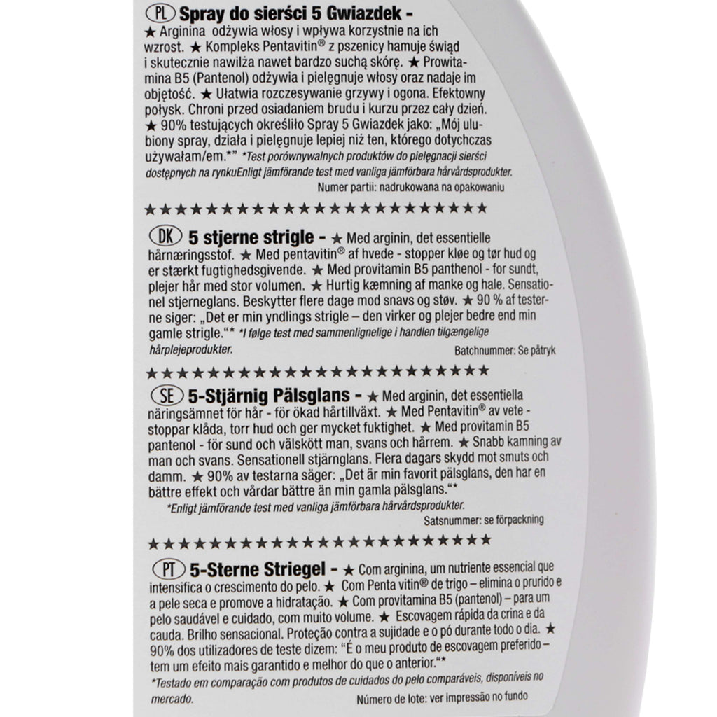 Leovet 5-Star Striegel Nachfüllpack 2,5L