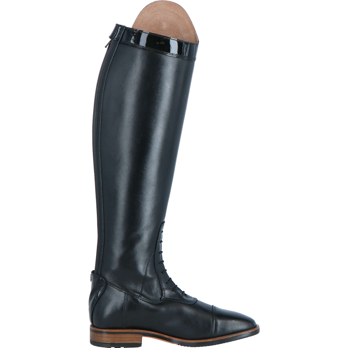 BR Stiefel Venetia Mit Lack Schwarz