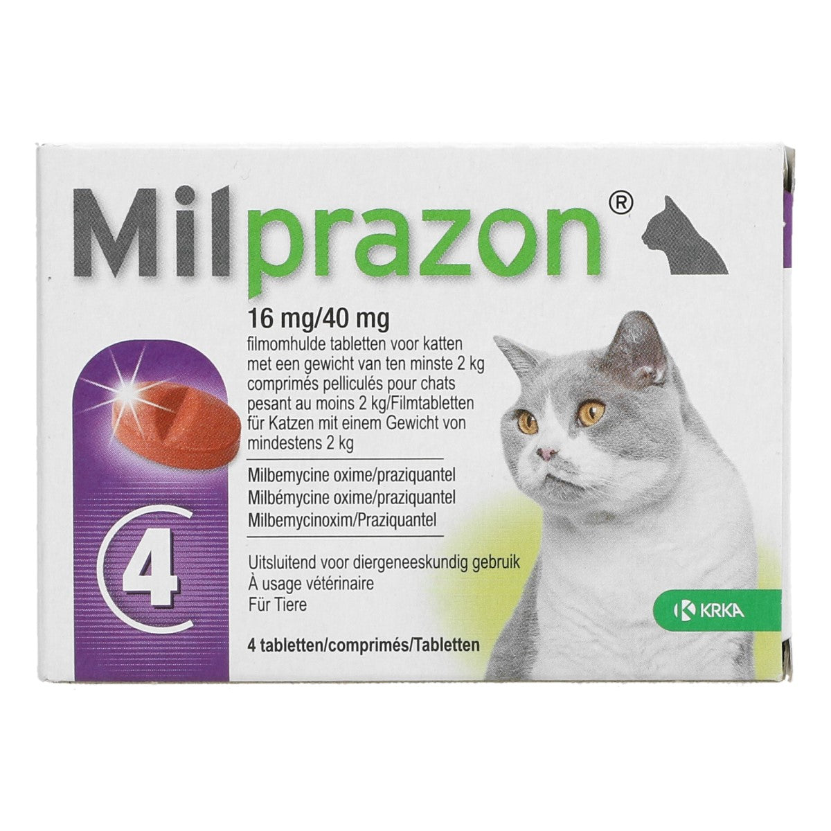 Milprazon Entwurmungsmittel Katze 16mg