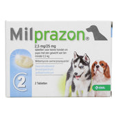 Milprazon Entwurmungsmittel Hund 2,5mg