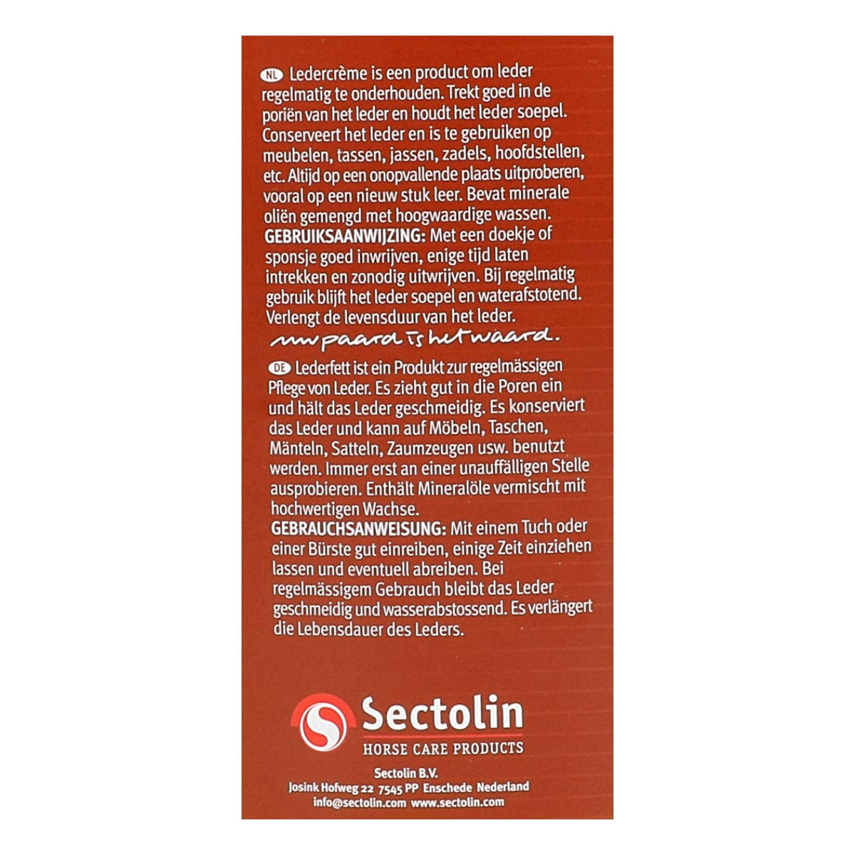 Sectolin Ledercreme Beige