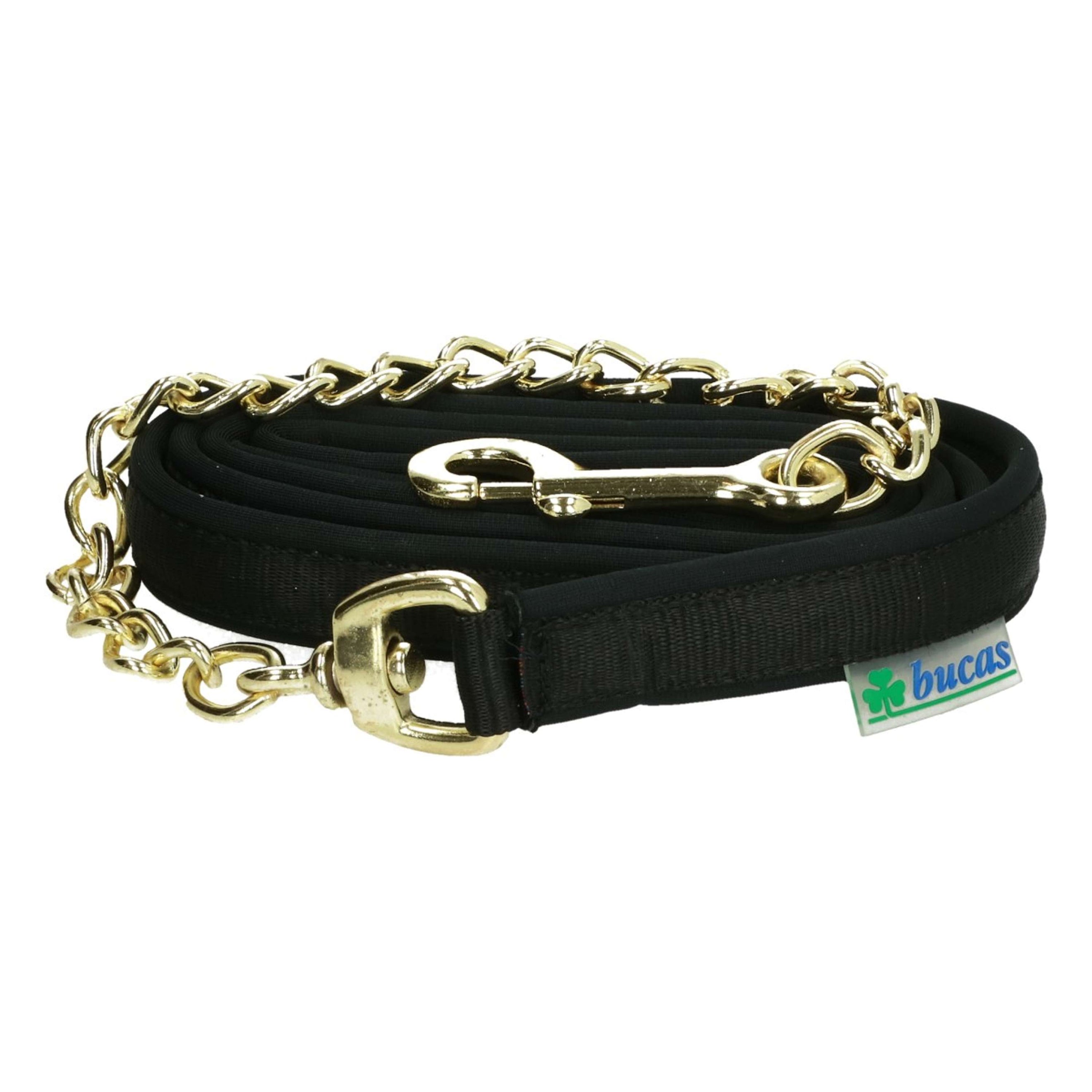 Bucas Stallion Chain Lead Schwarz Bucas Stallion Chain Lead Schwarz