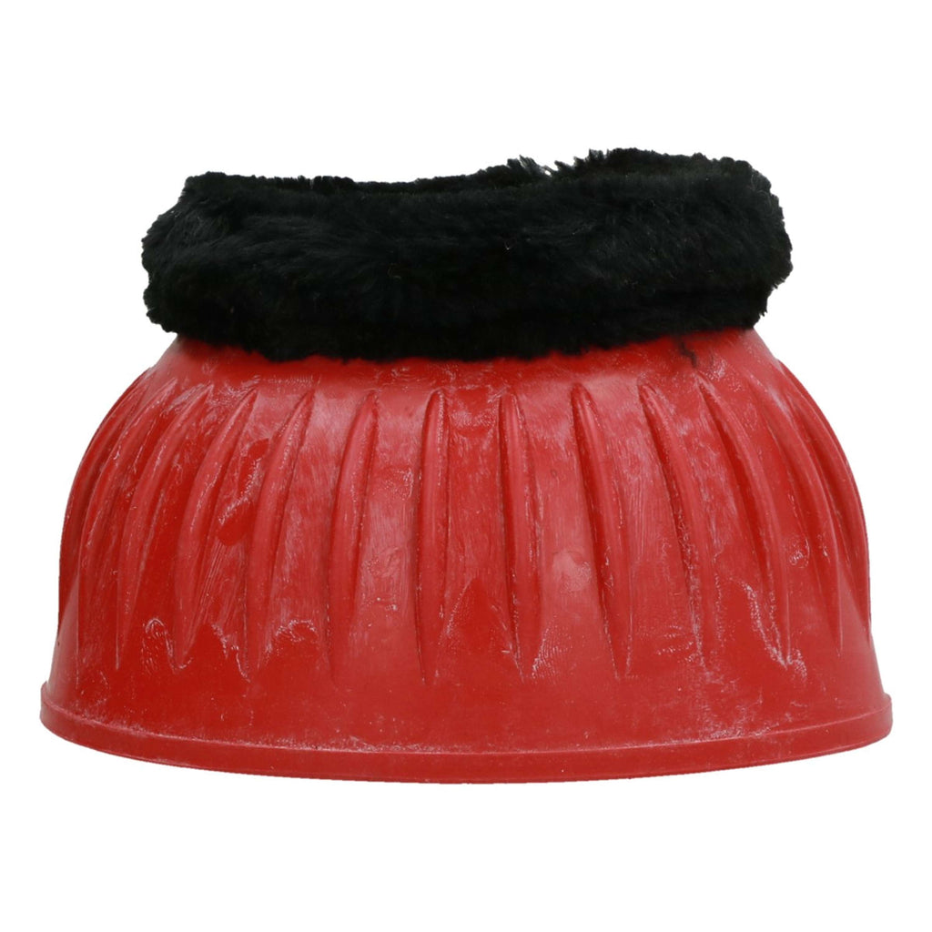 Arma by Shires Hufglocken Schwarzes Fleece Rot