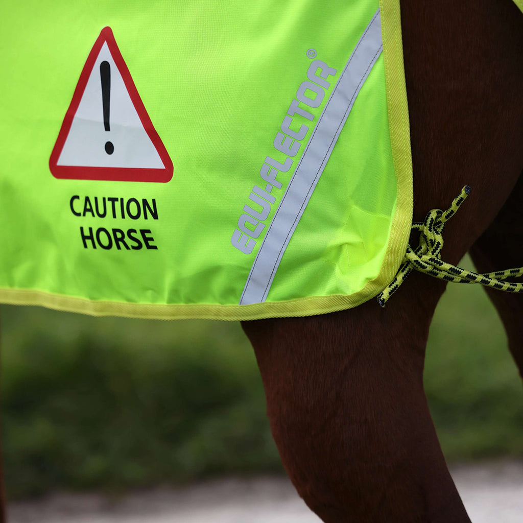 Equi-Flector by Shires Ausreitdecke Mesh Reflektierend Gelb