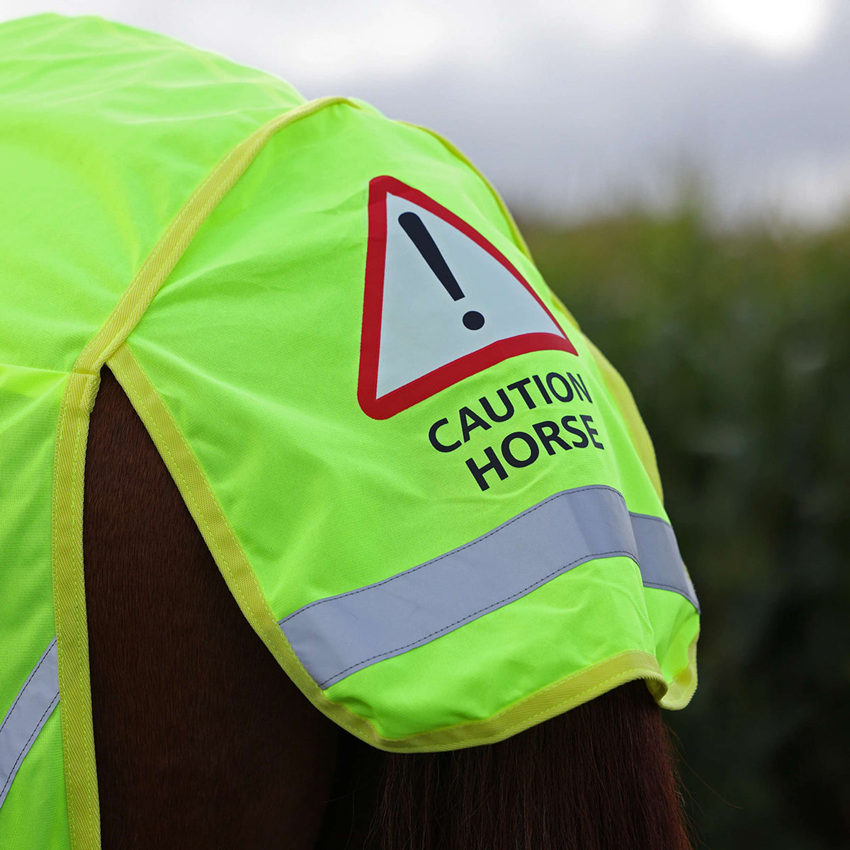 Equi-Flector by Shires Ausreitdecke Mesh Reflektierend Gelb